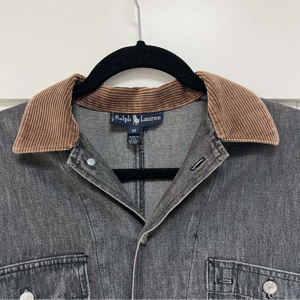 Ralph Lauren vintage denim mid length trench